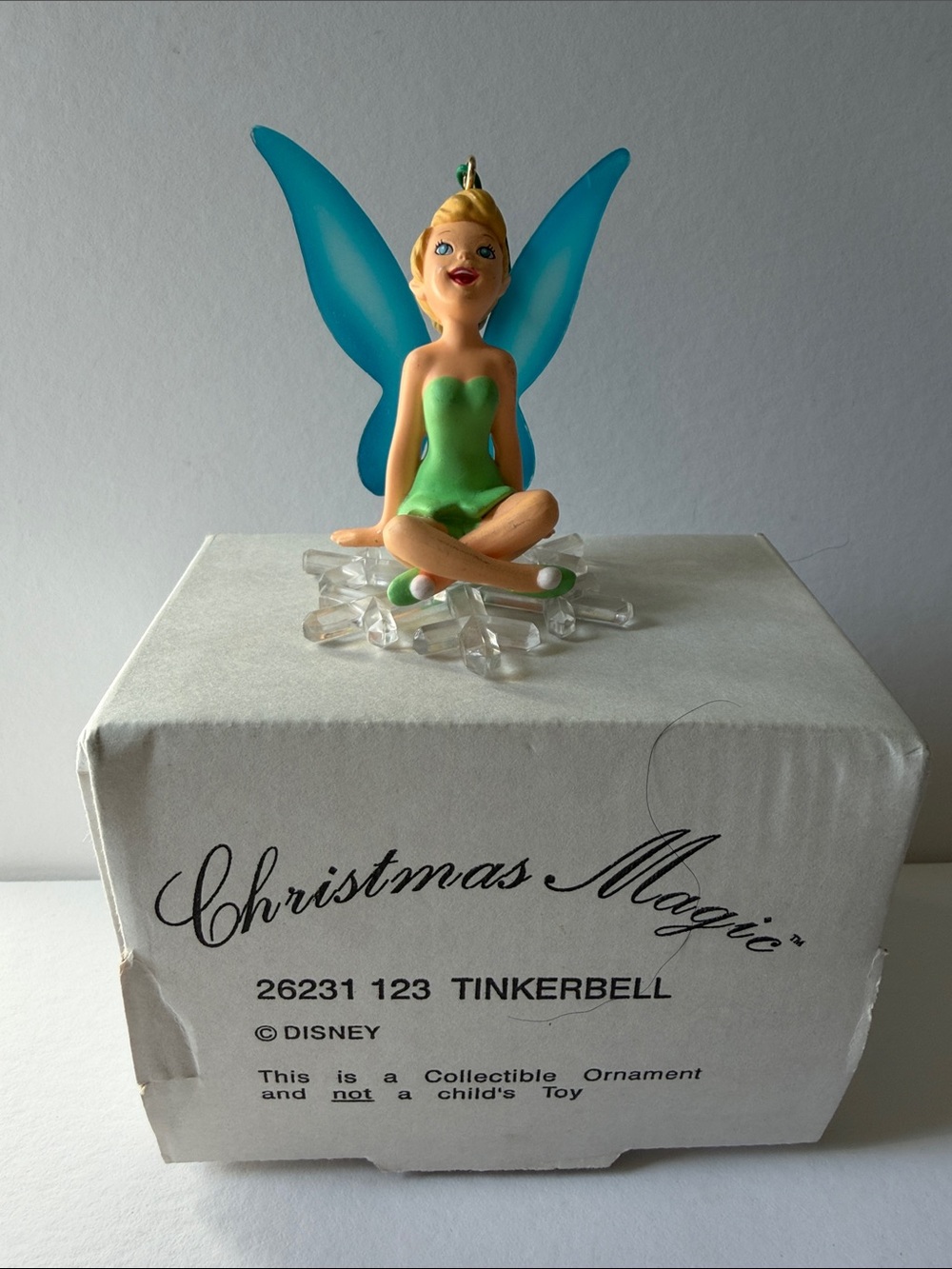 Disney By Grolier Tinkerbell Christmas Ornament
